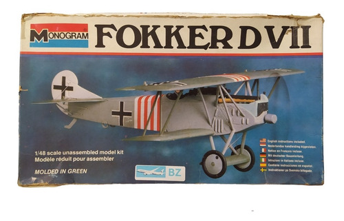 Bz 1/48 Modelismo Avion Monogram Fokker Dvii En Remate (Usado)
