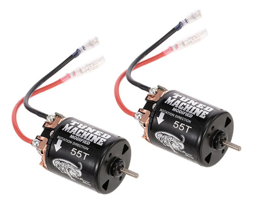 2 Unids Motor Escobillado 540 55t Alto Disipador De Calor De