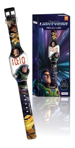 Imagen 6 de 9 de Reloj Led Lightyear Disney Pixar Jeg Dly01170 El Gato