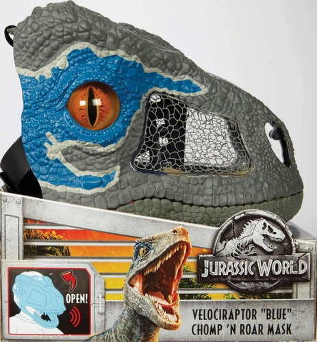 Jurassic World, Mascara De Velociraptor Blue Con Sonido | Envío gratis Jurassic World, Mascara De Velociraptor Blue Con Sonido | Envío gratis