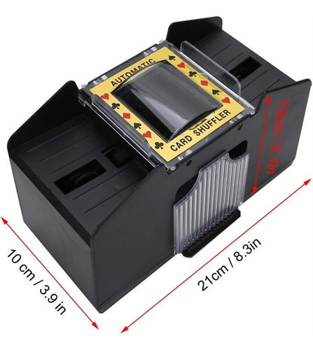 Barajadora Automática De Cartas De 4 Mazos, Barajadora