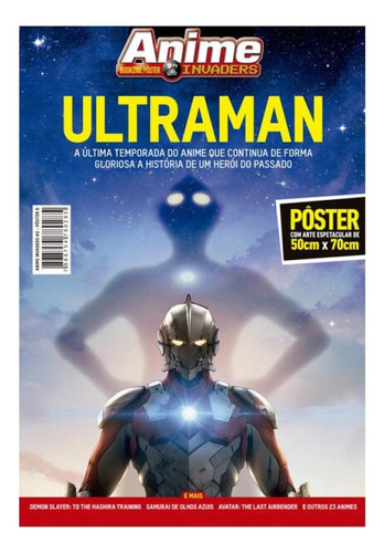 Superpôster Anime Invaders - Ultraman: Série Animada, De Editora Europa. Editorial Europa, Capa Mole, Edição 2024-03-29 00:00:00 Em Português