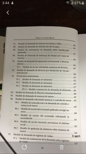 Imagen 2 de 9 de Manual Práctico Del. Proceso Civil. - Castro. 2021.