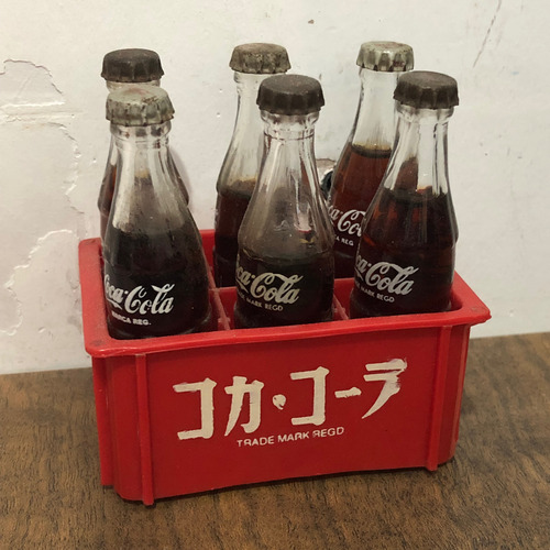 Miniatura Engradado De Coca Cola Anos 80 Coleção