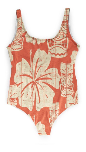 Maiô Body Bori Feminino Tiki Havai Hawaii Surf Ku Lono Kane 