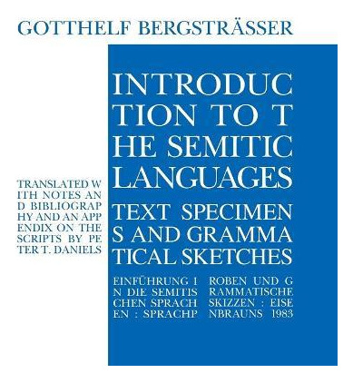 Libro Introduction To The Semitic Languages - Gotthelf Be...