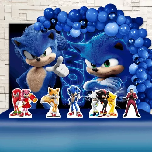 Display Sonic Shadow Filme , Totem Enfeite de Aniversario