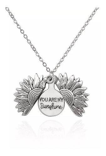 Collar Girasol You Are My Sunshine Sorpresa Regalo Amor Love