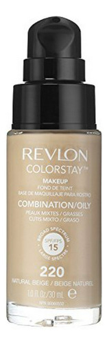 Revlon Colorstay Pump 24hr Make Up Spf15 Pieles Peinadas/gra