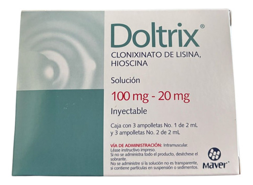 Doltrix Solución Inyectable 100mg/20mg 3 Ampolletas