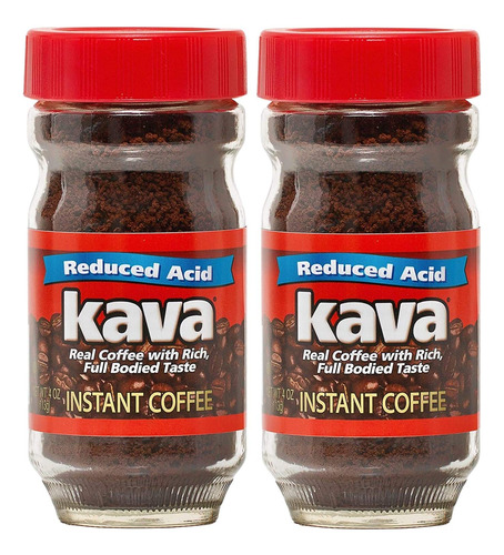 Kava Cafe Instantaneo Neutralizado Con Acido, 4 Onzas (paque