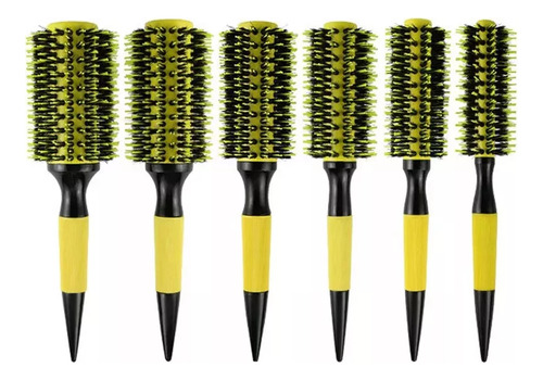 Conjunto Profissional De Escova De Cabelo De Cerdas De Javal
