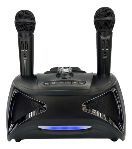 Bocinas Inalámbrico Portátil Con Micrófono Karaoke Bluetooth