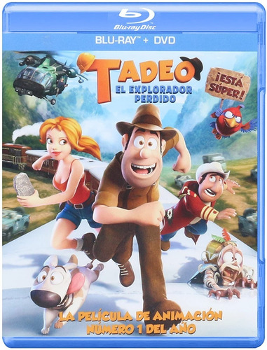 Tadeo El Explorador Perdido | Blu Ray + Dvd Película Nuevo