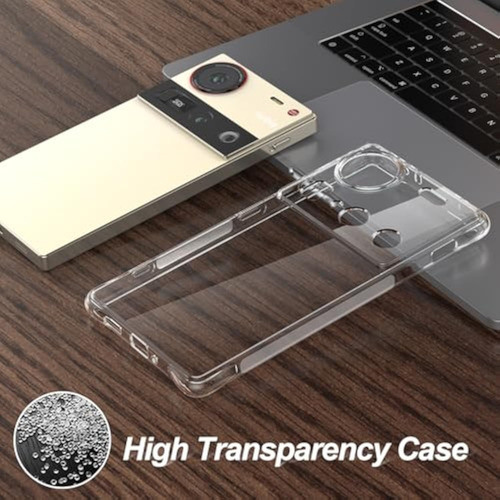 Capa Transparente À Prova De Quedas Para Zte Nubia Z70 Ultra