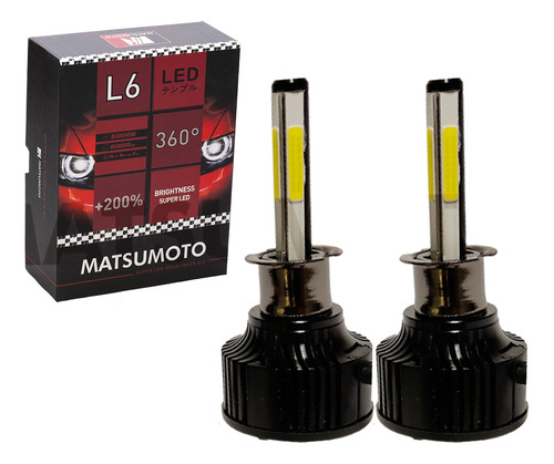 Set  Ampolletas Led 360 H3 - 6000k Matsumoto /envío Gratis