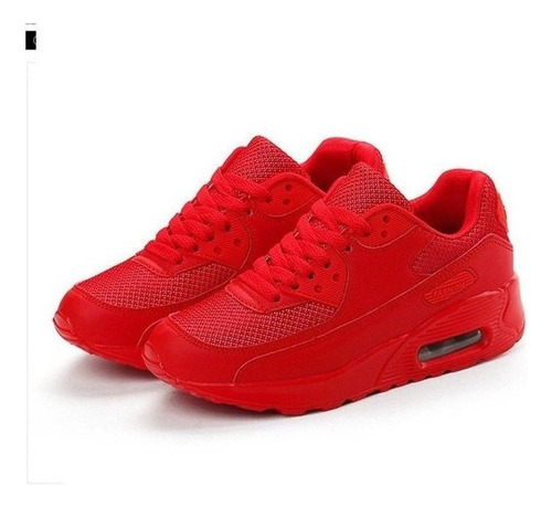 Tenis Para Hombres,tenis De Mujer 19 Rojo