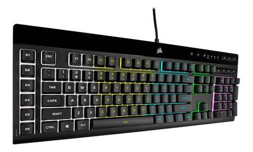 Teclado Corsair K55 Rgb Pro Español Negro Usb