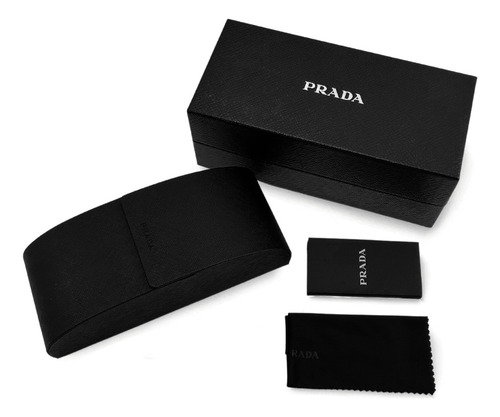 Armação Óculos De Grau Prada Pr B10v 15w1o1 55 Masculino Cor Havana/ouro
