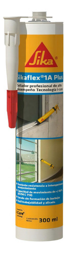 Selante elástico de poliuretano Sikaflex 1a Plus branco 300ml