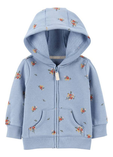 Campera Carters  Buzo Nena 3/6 Meses Polar Dentro Cierre 