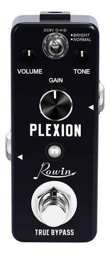 Pedal De Distorsión Plexion Guitarra Y Bajo Modo Brill...