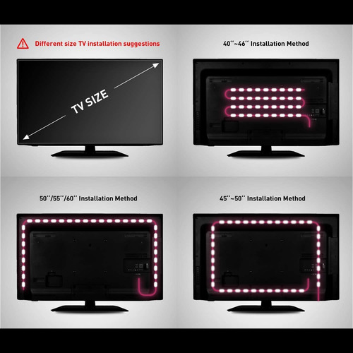 Tira De Luces Led Nexillumi Para Tv De 24-60''