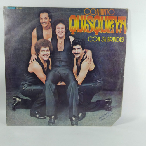 Lp Conjunto Quisqueya  Con Su Brindis 1980 Vinyl Excelente C