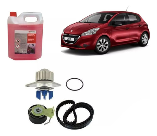 Kit De Distribución Peugeot 208 1.5 Nafta Con Colocación 