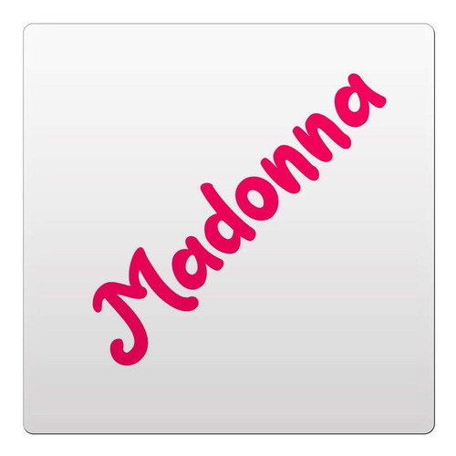 Posavaso Ceramica 10 Cm Nombre Dama Madonna Respaldo