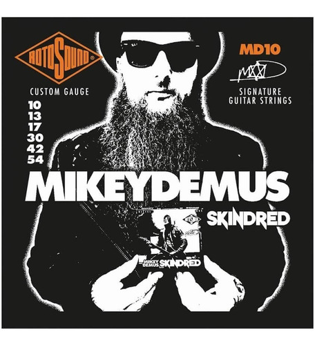 Rotosound Md10 Mikeydemus 10-54 Signature Cuerdas Guitarra 