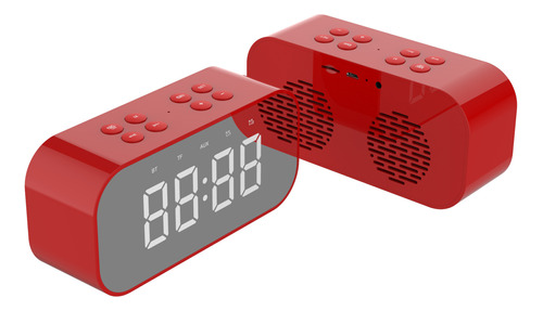 Altavoz Bluetooth Con Alarma Y Reloj