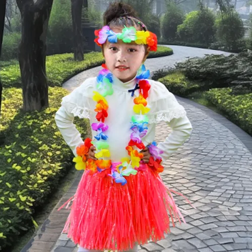 Disfraz hawaiano para niño sale