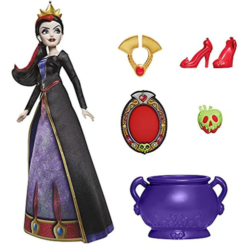 Disney Villains Evil Queen Muñeca De Moda, Accesorios Y Rop