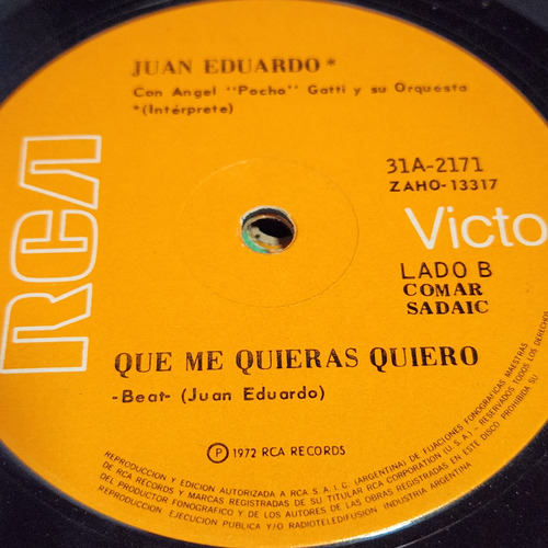 Simple Juan Eduardo Angel Pocho Gatti Orq Rca Victor C28