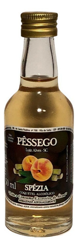 Mini Bebida Cachaça Pêssego Spézia 50ml