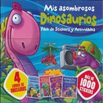 Mis Asombrosos Dinosaurios Pack De Stickers Y Actividades