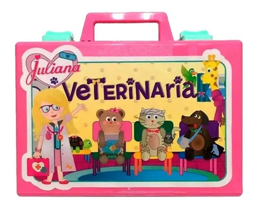 Valija Juliana Veterinaria Chica Con Accesorios Original Tv