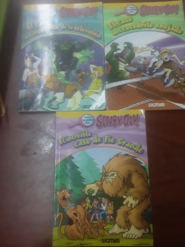 Libros De Scooby Doo - Lote X 3 - Editorial Sigmar 