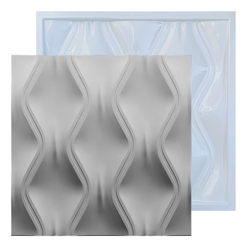 Forma Molde De Gesso 3d Cimento Abs Placa Sardegna 50x50