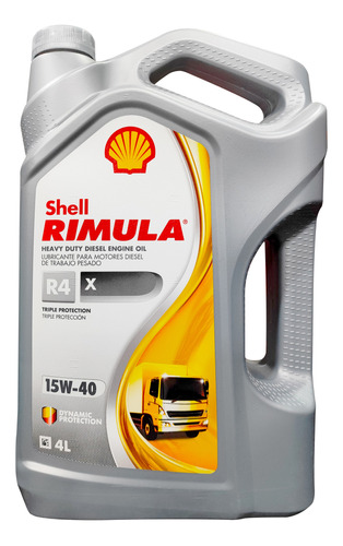 Aceite Shell Rimula R4 X 15w40 4 Litros // Ecban