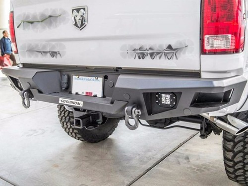 Imagen 2 de 4 de Defensa Trasera Go Rhino Br20 Dodge Ram Hd 2015/2017 Color Negro