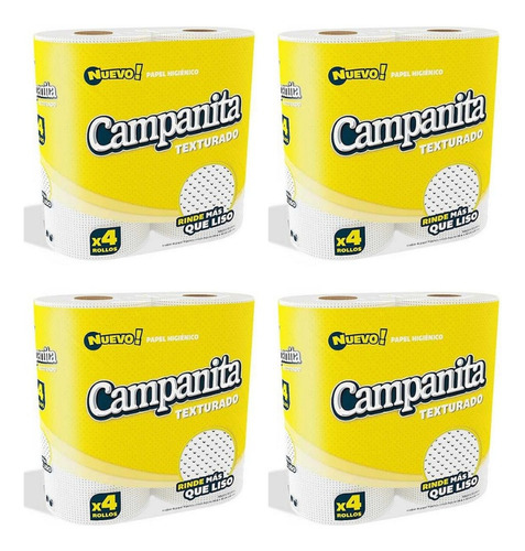 Papel Higiénico Campanita De 4 U