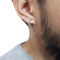 Comprar Pendiente Presión Formas Pluma Arete Acero Hombre Mr.bou