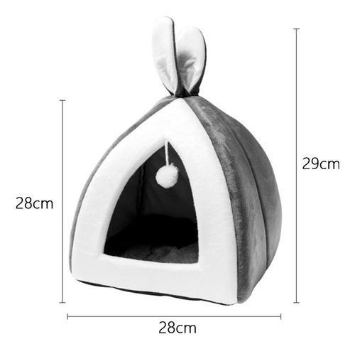 Tienda De Cueva Para Gatos Cachorro Lavable S 28x28x29cm