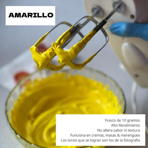 Colorante Liposoluble En Polvo X 10 Unidades Marca Lauacu