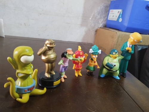 Figuras De Acción Los Simpson Burger King 7 Pzas (Usado)