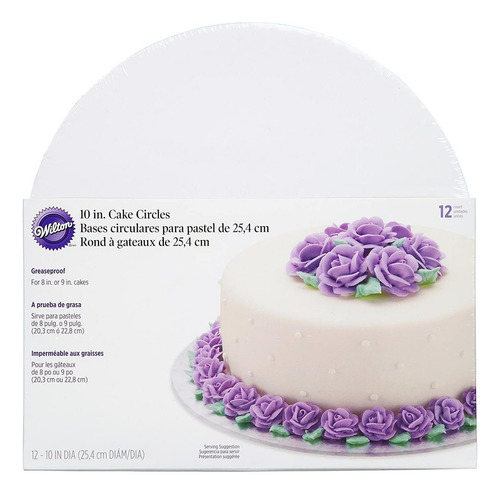 Juntas, Wilton Cake Juego De 12 Placas De Pastel Redondo De