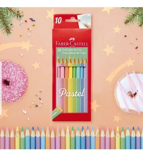 Lápices de Colores Pastel X10 Faber Castell – Ameli Papeleria