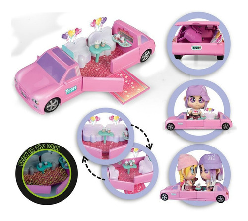 Muñeca Trotties Emoti Eyes Playset (emma + Limosina)